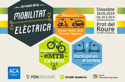 El Comú d'Escaldes-Engordany, FEDA, el Crèdit Andorrà i  l’Automòbil Club d’Andorra presenten la 6a edició de la  Jornada de la Mobilitat Elèctrica 