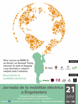 FEDA celebra dissabte la Jornada  de la mobilitat Elèctrica amb un programa d’activitats a Engolasters