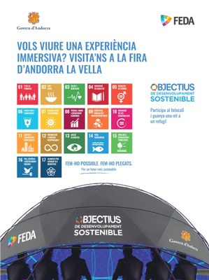 FEDA i el Ministeri de Medi Ambient proposen viure una experiència immersiva a través dels ODS a la Fira d’Andorra la Vella 